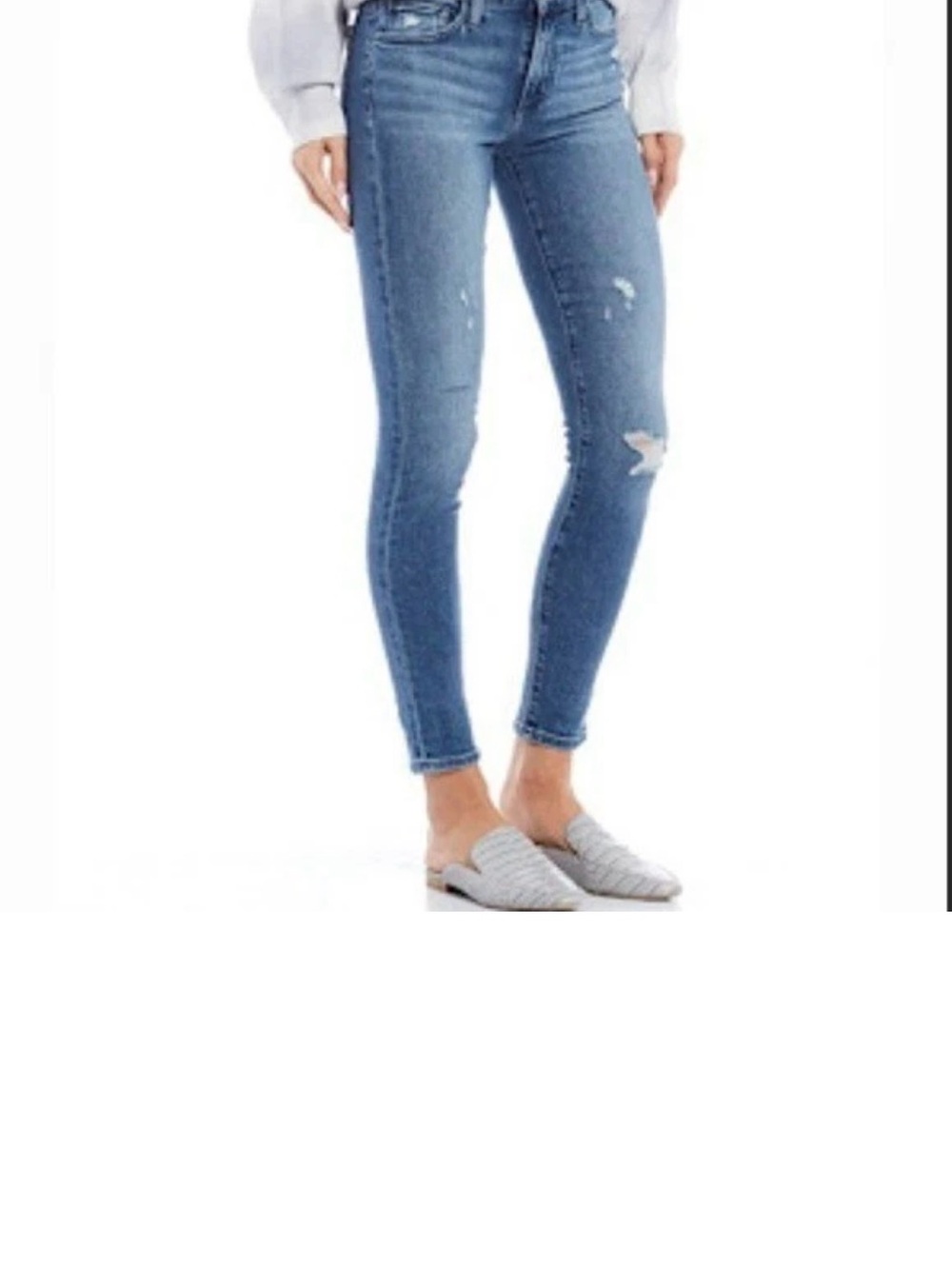 Joe’s Jeans Mid Rise Skinny Ankle Womens 27 Blue Blithe Wash